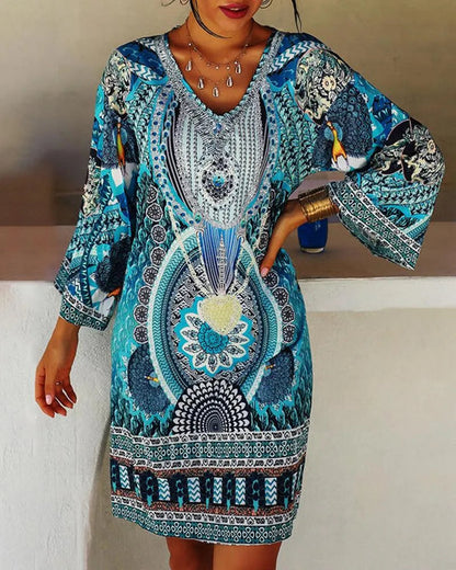 Sophie | Elegante Zomerse Tuniekjurk met Print voor Dames 2