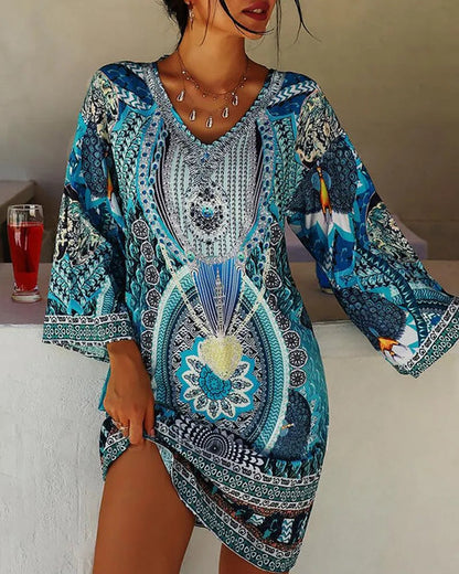 Sophie | Elegante Zomerse Tuniekjurk met Print voor Dames 1