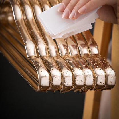 Kleerhangers – Messingkleurig Metaal (Set van 5)