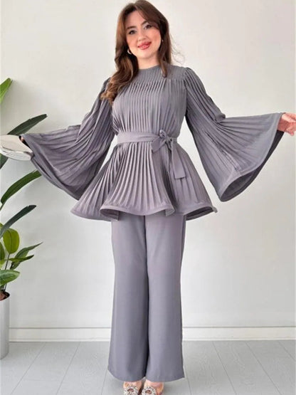 Noah | Elegante Katoenen Wijde Broek Set voor Elke Gelegenheid 14