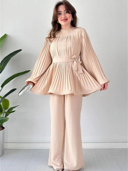 Noah | Elegante Katoenen Wijde Broek Set voor Elke Gelegenheid 15