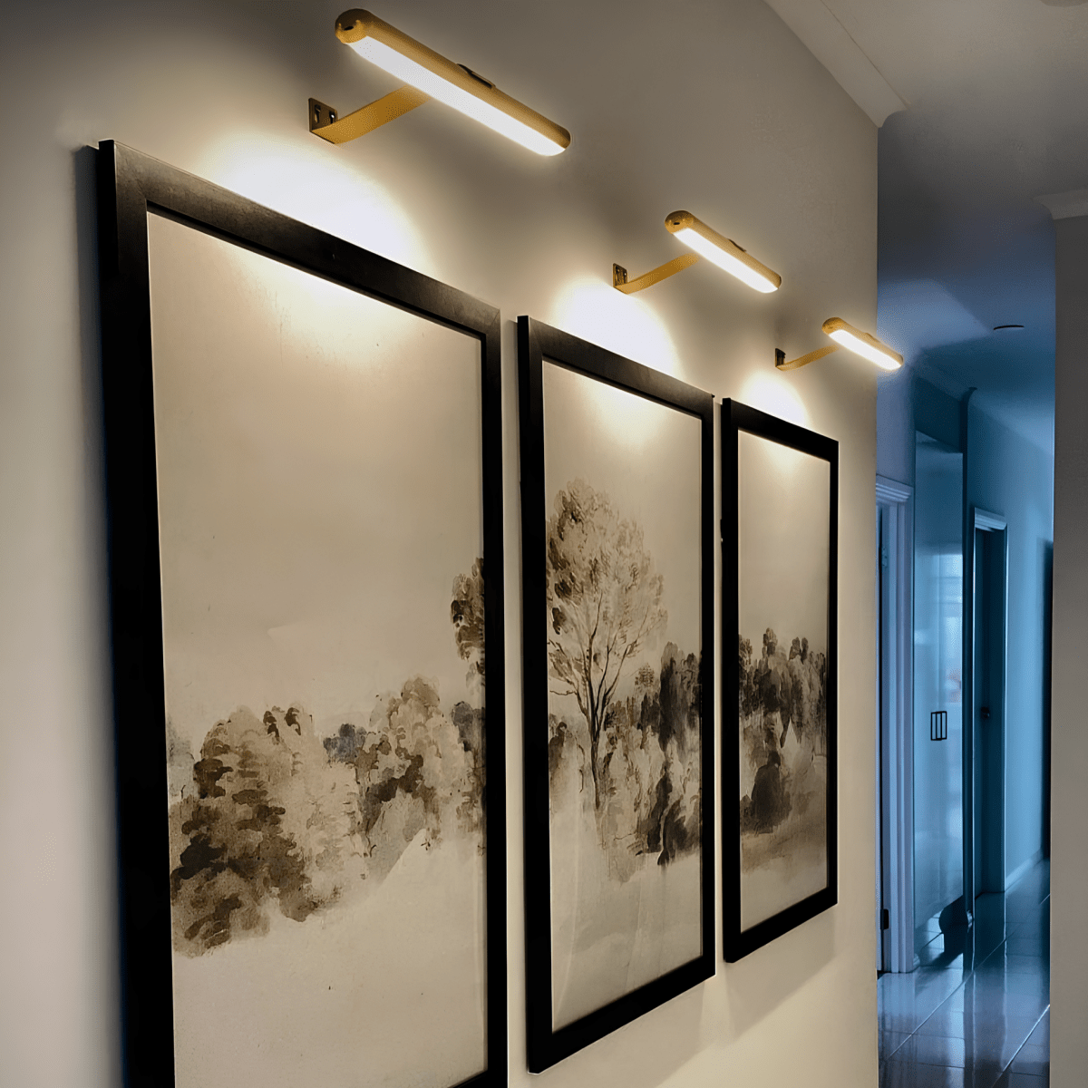 FrameLuxe Schilderij Wandlamp – Draadloze Verlichting voor Kunst en Foto's
