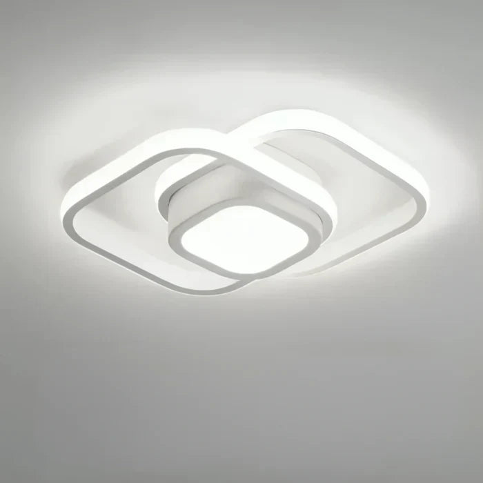Orbiloop LED Plafondlamp – Moderne Plafondverlichting met Abstracte Dubbele Ring