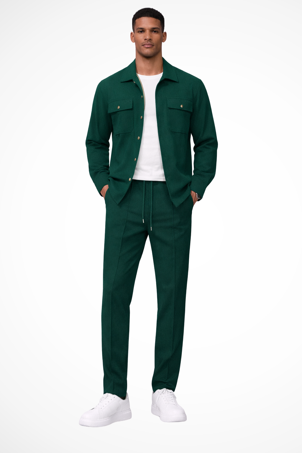 OVERSHIRT SET | Heren set – stoer, strak en moeiteloos stijlvol