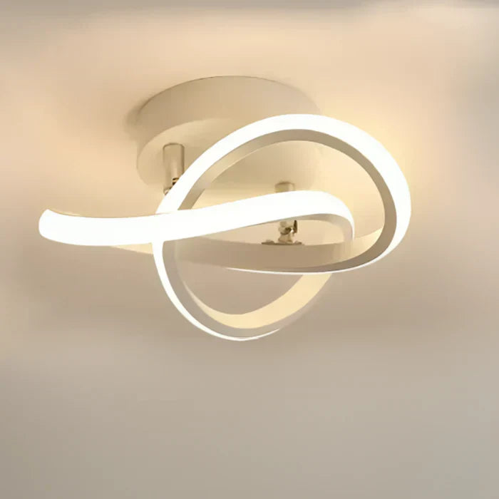 Orbiloop LED Plafondlamp – Moderne Plafondverlichting met Abstracte Dubbele Ring