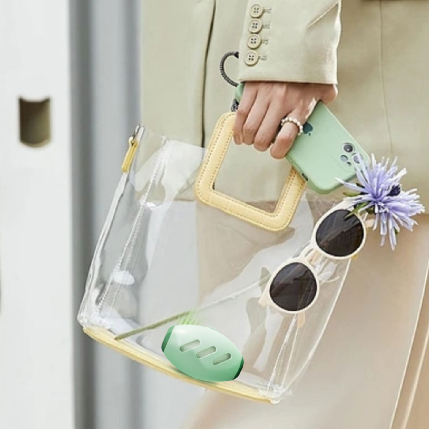 Herbruikbare Kledingroller – Compacte & Duurzame Pluisverwijderaar voor Haren, Stof en Pluisjes