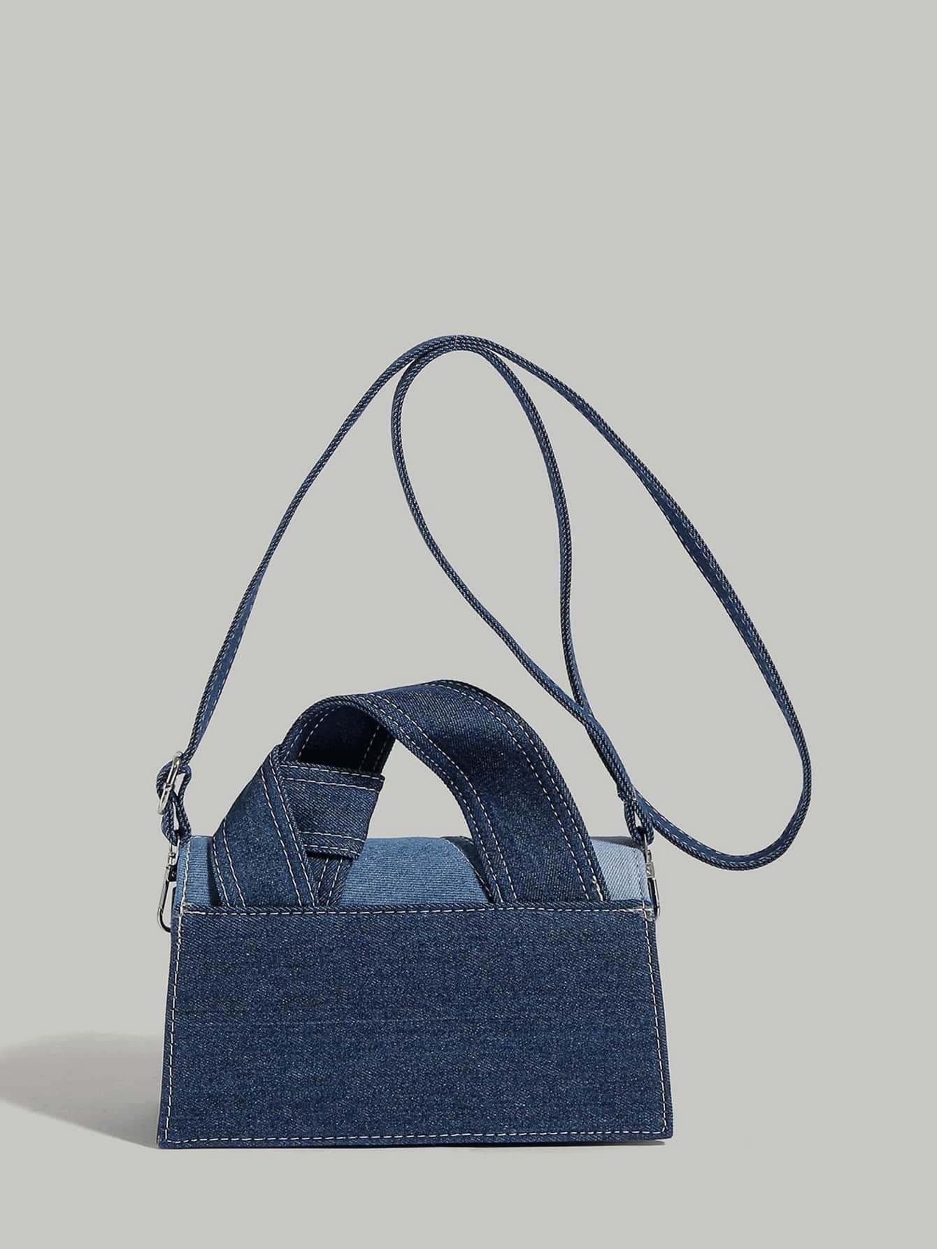 Dames schoudertas – denim, crossbody, verstelbare band, urban stijl