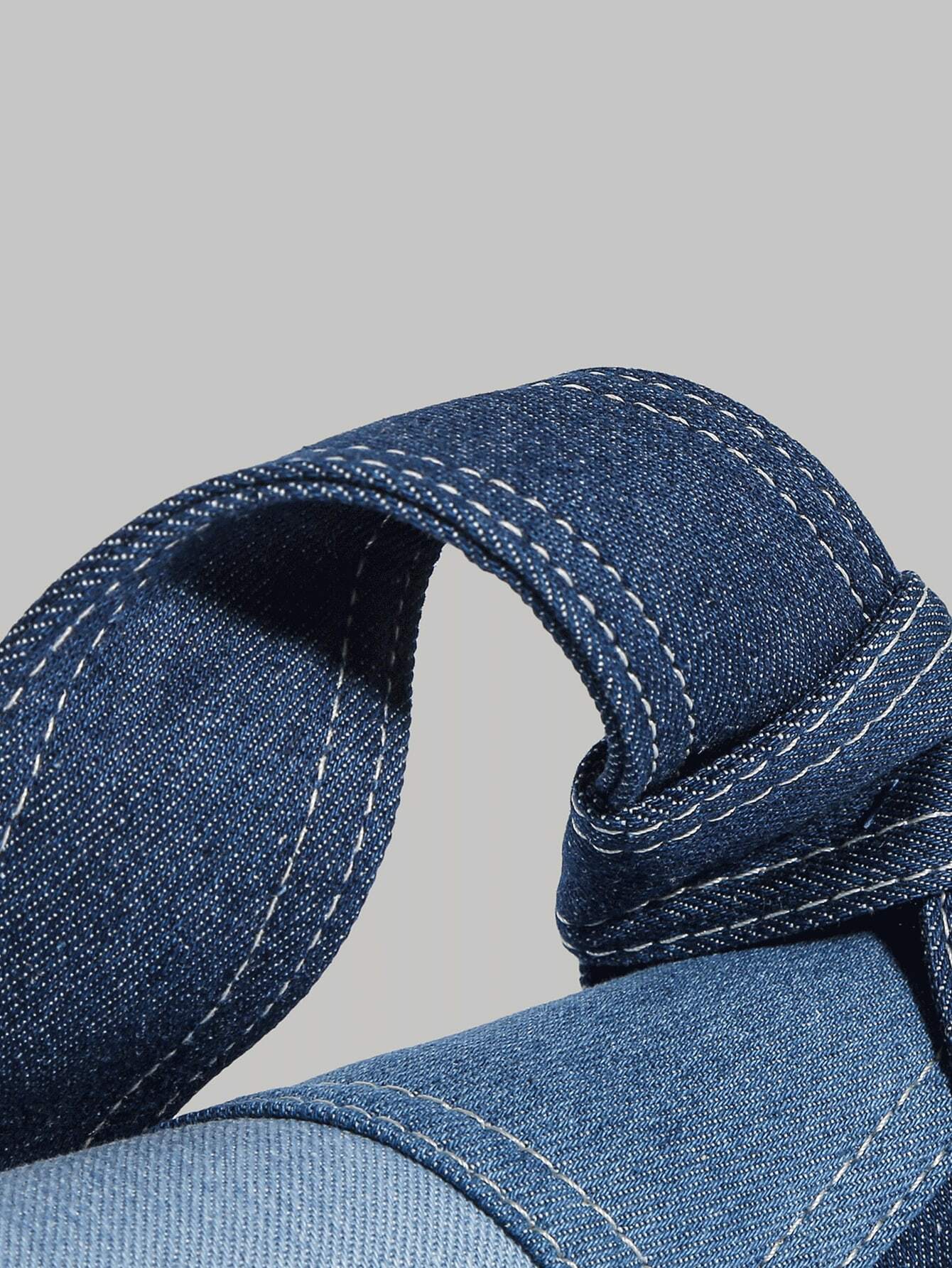 Dames schoudertas – denim, crossbody, verstelbare band, urban stijl