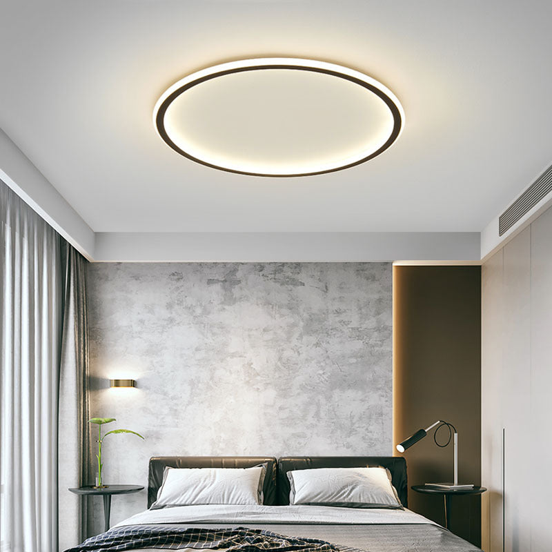 Scandinavische Ronde Plafondlamp LED - Minimalistisch Design Eetkamer