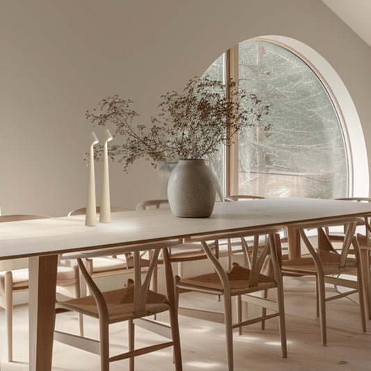 Liora Draadloze Dimbare Tafellamp – Moderne Oplaadbare LED Designlamp met Warm Licht, Geschikt voor Binnen & Buiten