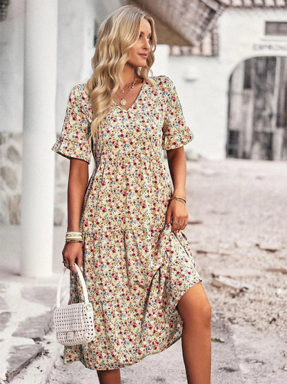 Emma | Elegante Korte Mouwen Zomerjurk 1