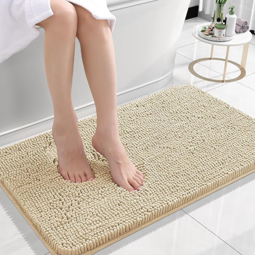 Zachte badmat – Antislip, snel drogend & comfortabel voor de badkamer