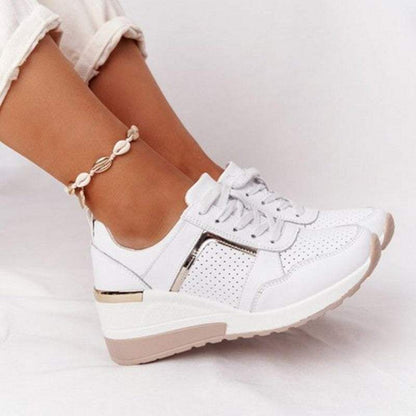 Dames sneakers – casual elegant, comfortabel, ademend, dagelijks