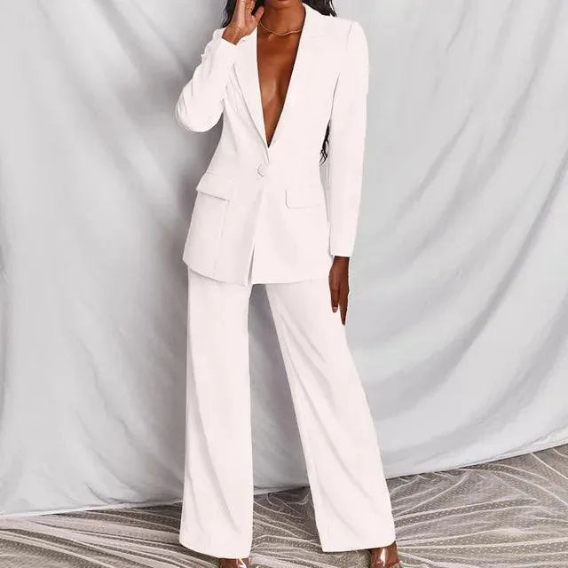 Olivia | Stijlvolle Casual Blazer En Broek Set Voor Dames 5