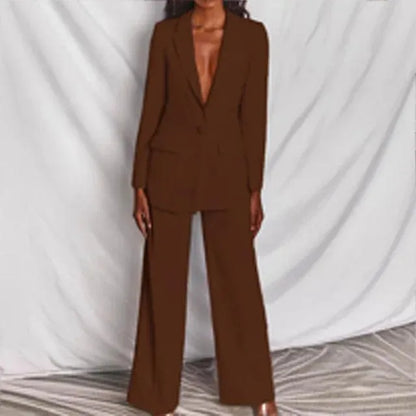 Olivia | Stijlvolle Casual Blazer En Broek Set Voor Dames 2