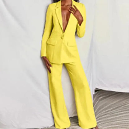 Olivia | Stijlvolle Casual Blazer En Broek Set Voor Dames 3
