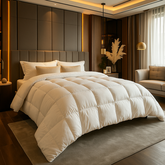 Queens Ganzendons Dekbed – Luxe & Ademend Dekbed met Aanpasbare Warmtegraad