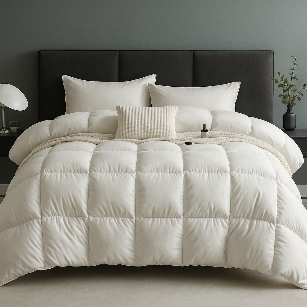 Queens Ganzendons Dekbed – Luxe & Ademend Dekbed met Aanpasbare Warmtegraad