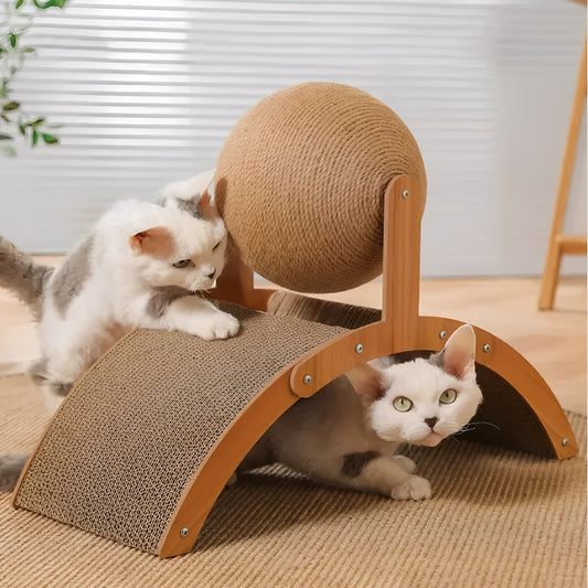 Katten Krabbol met Speelfunctie – Duurzame & Slimme Kraboplossing die Beweging en Meubelbescherming Combineert