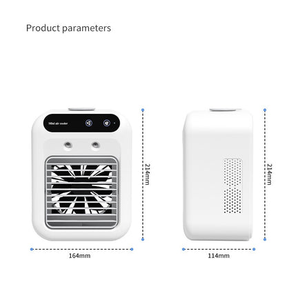Draagbare Aircooler met Waterkoeling – USB Ventilator voor Binnen & Auto
