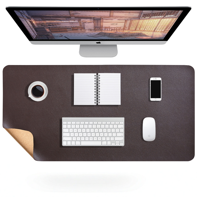 Luxe PU-Leder | Stijlvolle Waterdichte Bureau Onderlegger 10