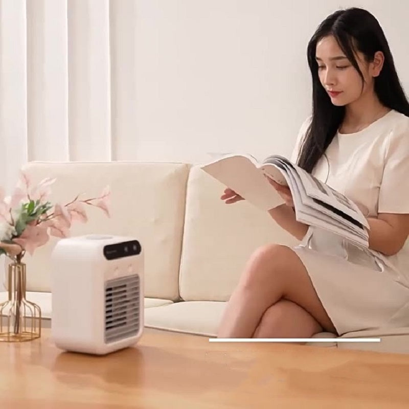 Draagbare Aircooler met Waterkoeling – USB Ventilator voor Binnen & Auto