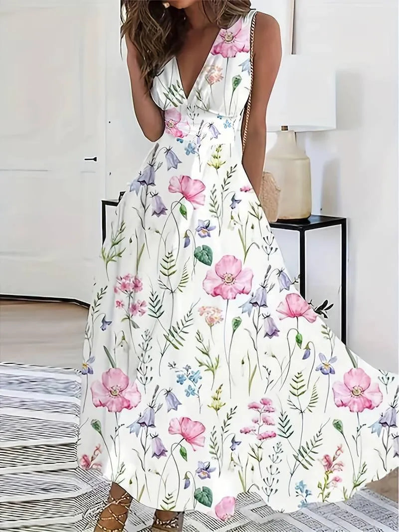 Zomer Jurk - Elegant & Comfortabel - Veelzijdig - Perfect voor Tuinfeest en Stadswandeling