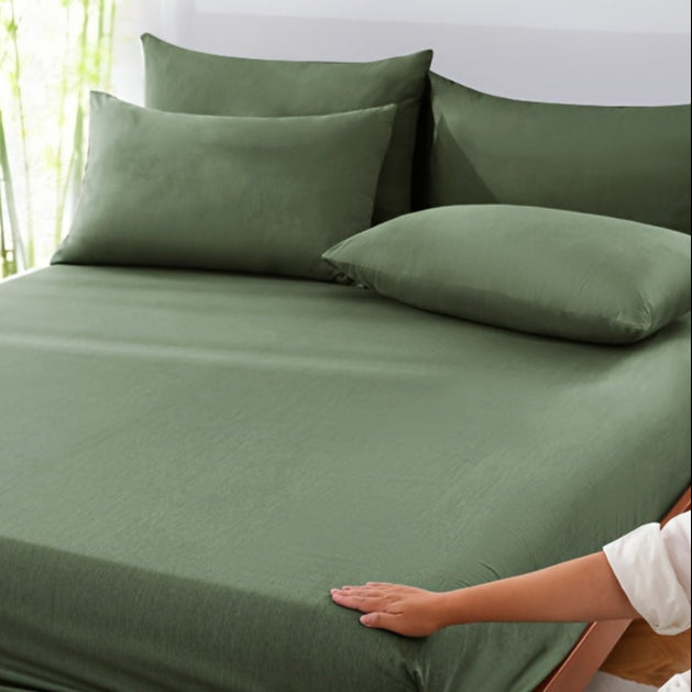 Bamboe hoeslaken met elastiek – Ademend & Zacht voor Zomer, 90x200 tot 200x220