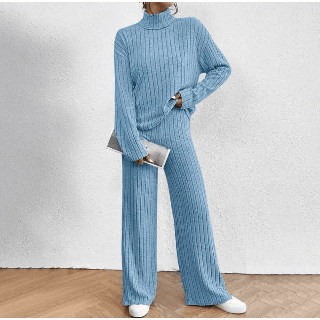 Emma | Comfortabele Geribbelde Dames Set 3