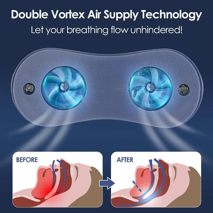 Micro CPAP Anti-Snurkapparaat – Draadloos & Oplaadbaar Alternatief voor Snurkbehandeling en Slaapapneu | Reisklaar & Stil