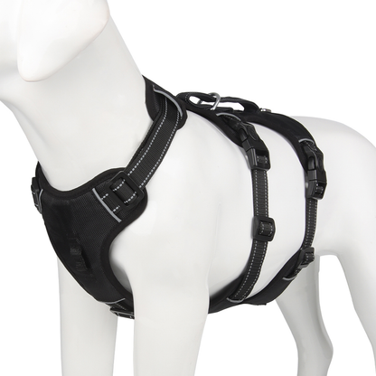 Anti-Trek Hondentuig – Verstelbaar, Reflecterend & Comfortabel Nylon