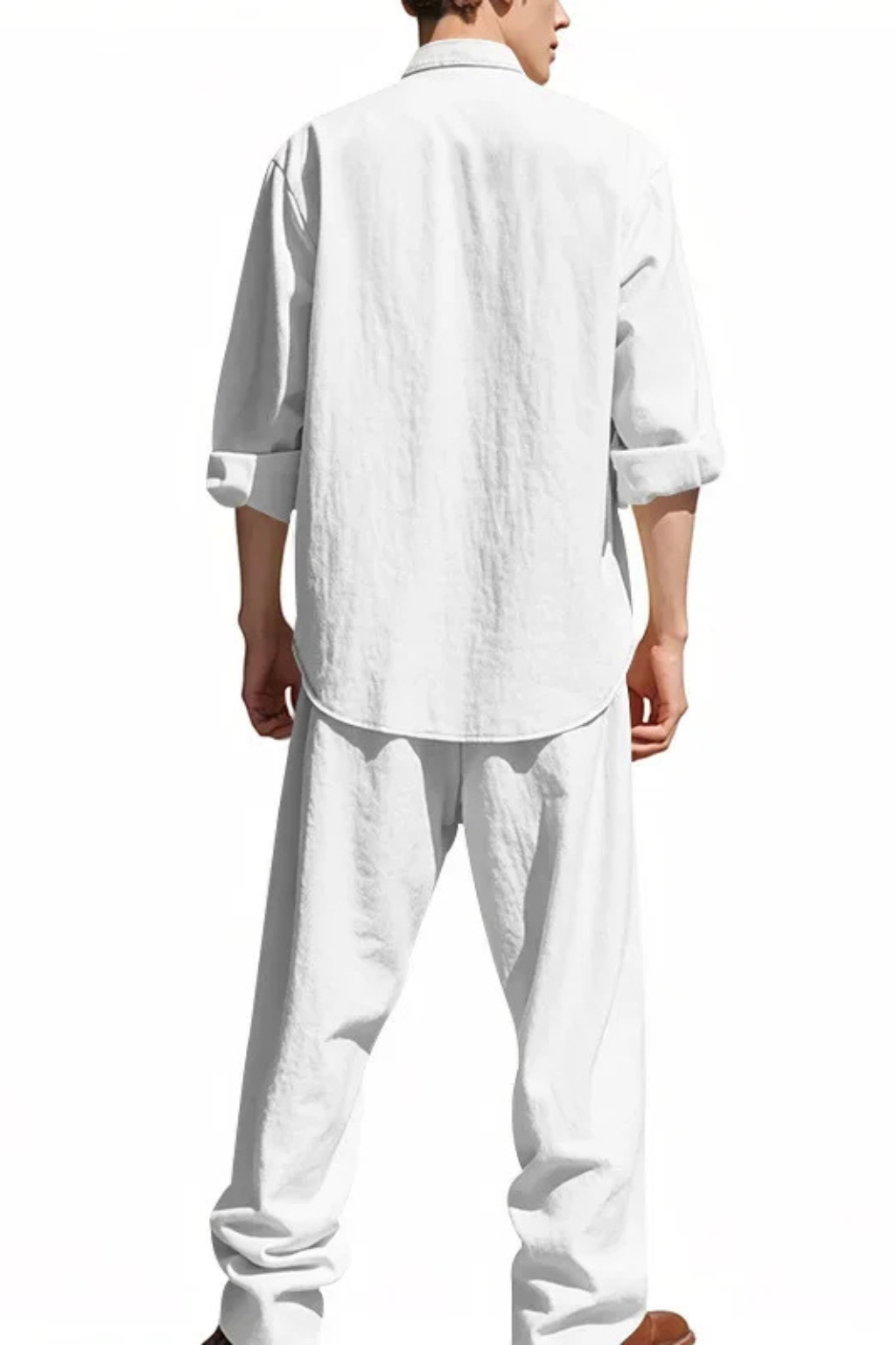LINNEN SET | Heren set met overhemd – relaxed, stijlvol en luchtig