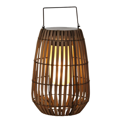 Liora Buitenlantaarn – Handgemaakte Rotan-Style Tuinlamp met Warm LED Licht