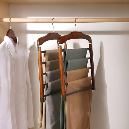 Kleerhanger – Massief Hout met Metalen Details