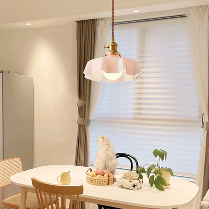 Witte Flower Hanglamp – Elegante Bloemvorm en Tijdloze Luxe