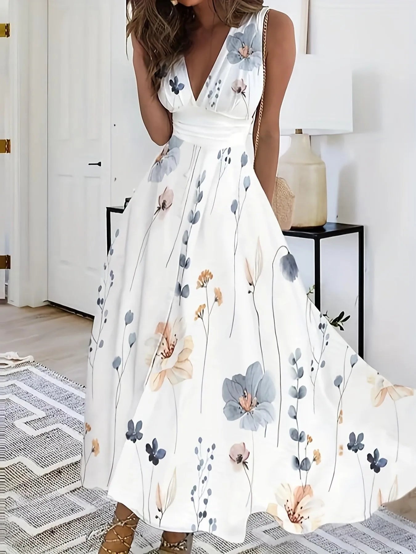 Zomer Jurk - Elegant & Comfortabel - Veelzijdig - Perfect voor Tuinfeest en Stadswandeling