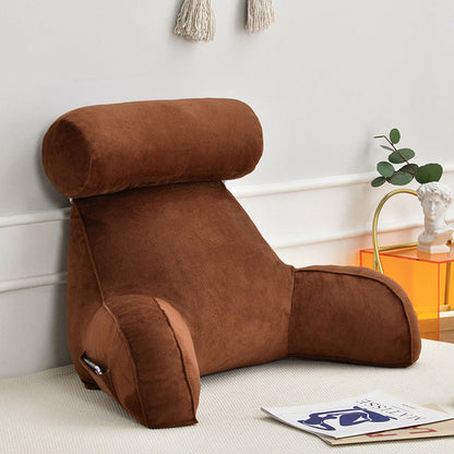 Rugkussen met Armleuningen – Comfortabel Lees- & Relaxkussen met Hoofdsteun
