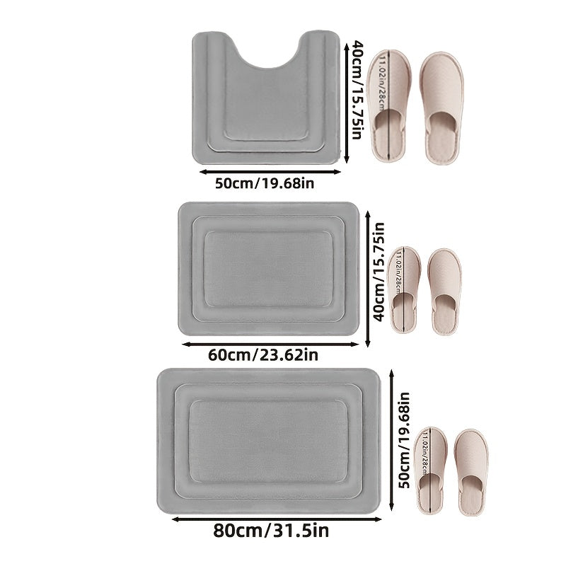 ComfortNest | Luxe Zachte Traagschuim Badmat Set 11