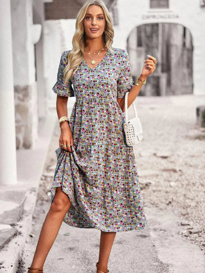 Emma | Elegante Korte Mouwen Zomerjurk 5