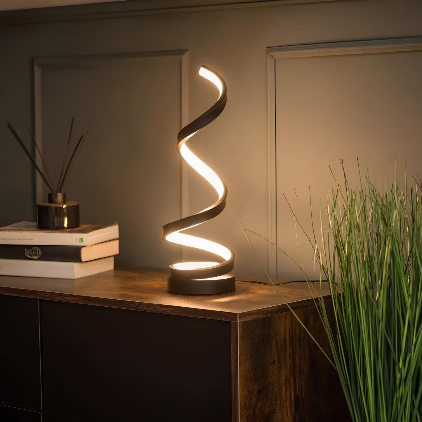 Spiraal Tafellamp - Dimbare LED Verlichting