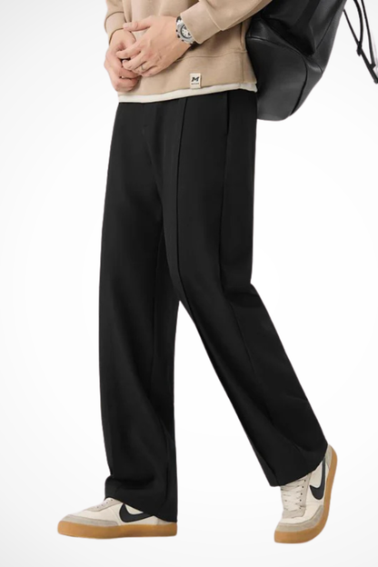Wijde pantalon met plooien – Strak en moeiteloos stijlvol