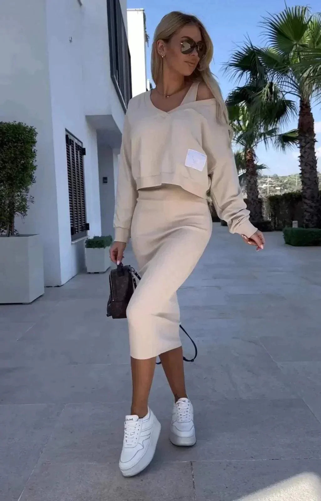 Emma | Stijlvolle Dames Sweater en Rok Set 4
