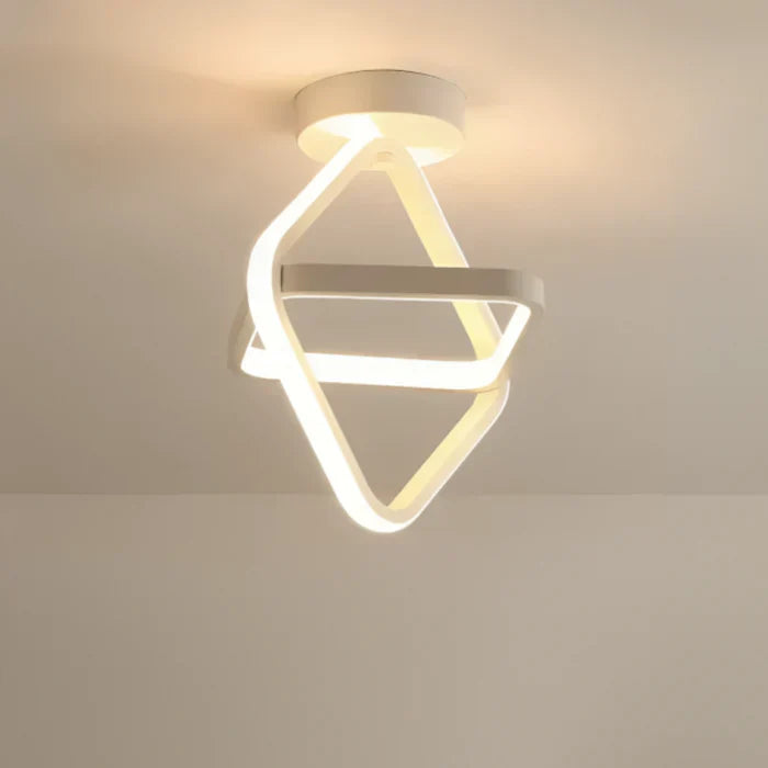 Orbiloop LED Plafondlamp – Moderne Plafondverlichting met Abstracte Dubbele Ring