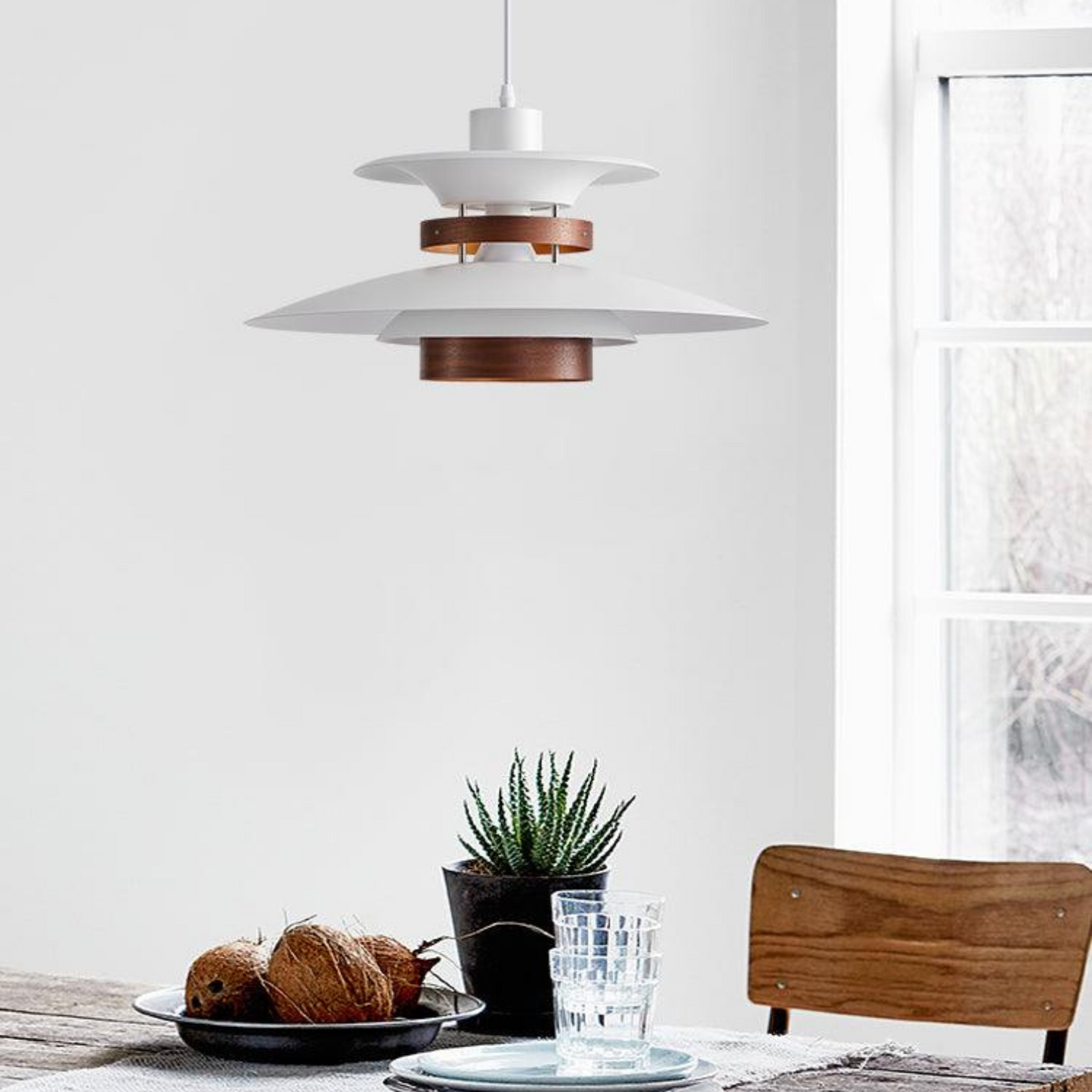 Scandinavische Hanglamp – Minimalistisch Design met Warme Uitstraling