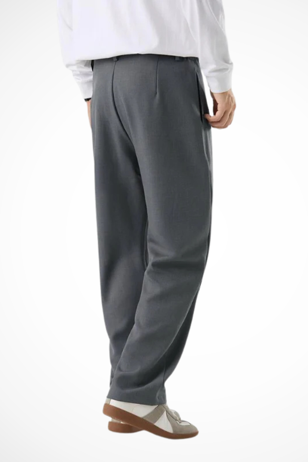 Wijde pantalon met plooien – Strak en moeiteloos stijlvol