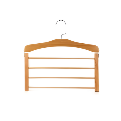 Kleerhanger – Massief Hout met Metalen Details