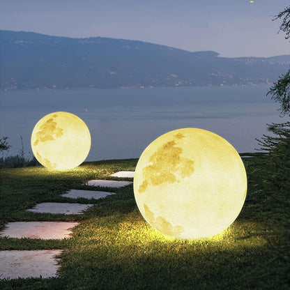 Seléna LED Tuinlamp – Sfeervolle Maanvormige Bollenlamp voor Buiten