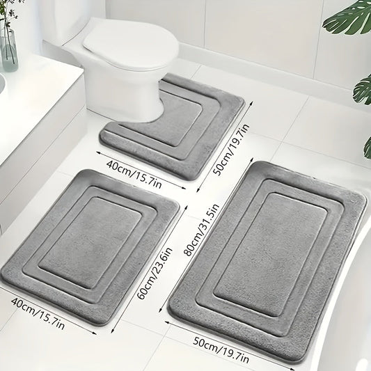 ComfortNest | Luxe Zachte Traagschuim Badmat Set 1