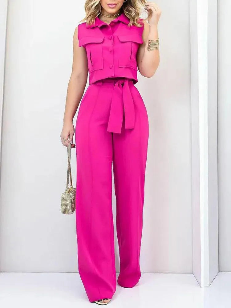 Emma | Elegante Casual Jumpsuit met Strikceintuur 2