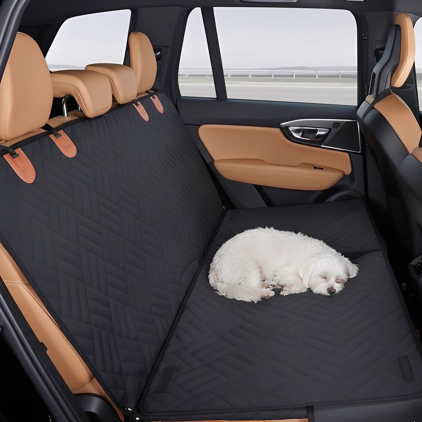 Waterdichte Honden Autohoes – Beschermt Stoelen Tegen Haren, Modder & Krassen met Comfortabele Reispasvorm